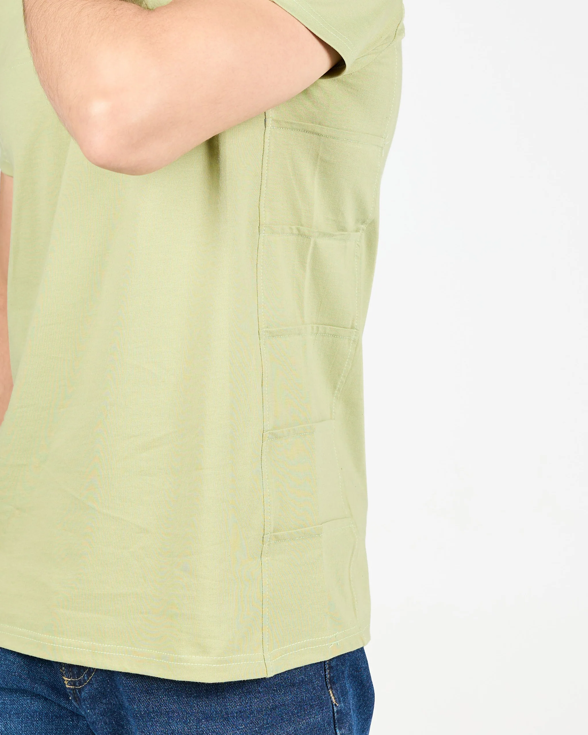 Men Plain T-shirt - Image 2