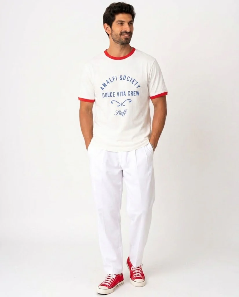 MEN PRINTED AMALFI SOCIETY T-SHIRT - Image 2