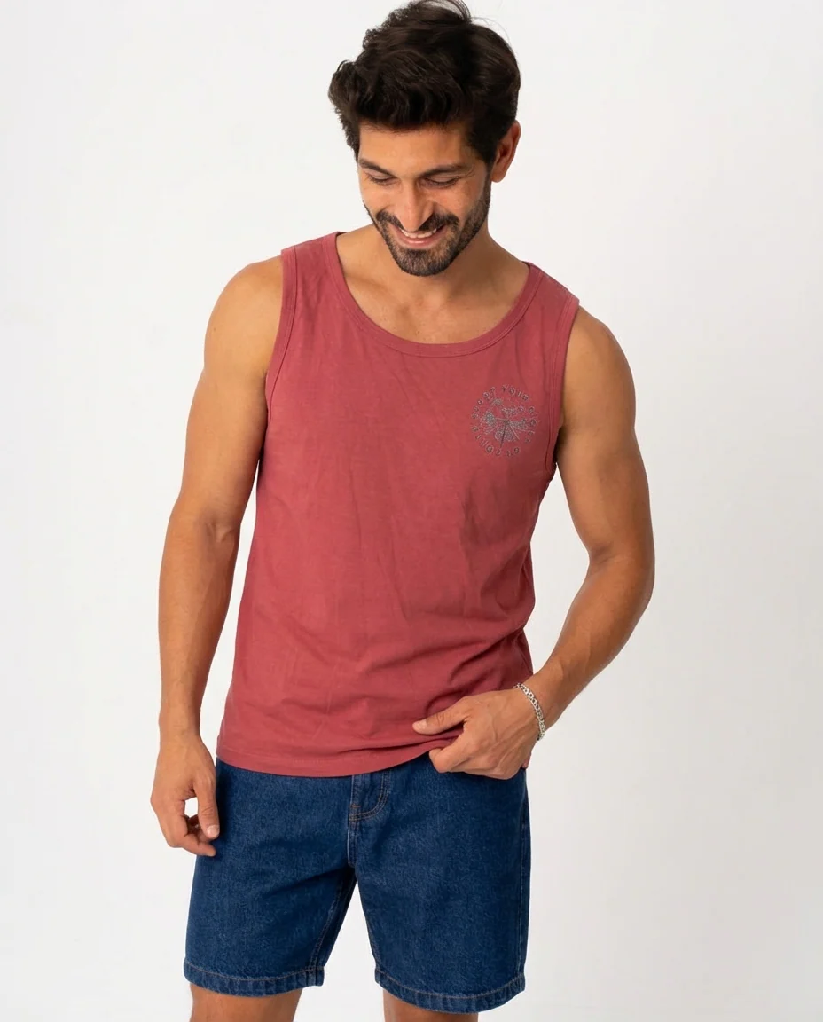 MEN PRINTED CUT T-SHIRT - Image 3