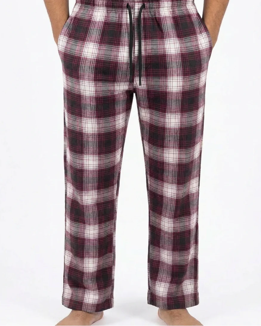 Men Printed Half Sleeves Top W/Plaid Pant Pyjama - Image 3
