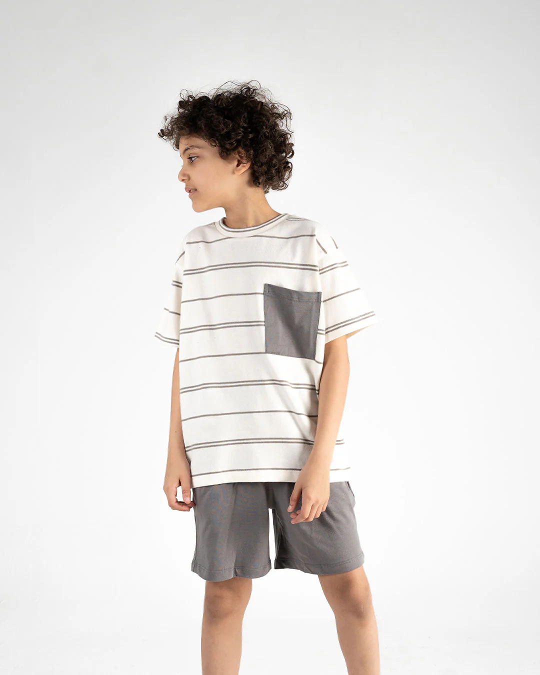 Boys Striped Pyjama Set - Image 2