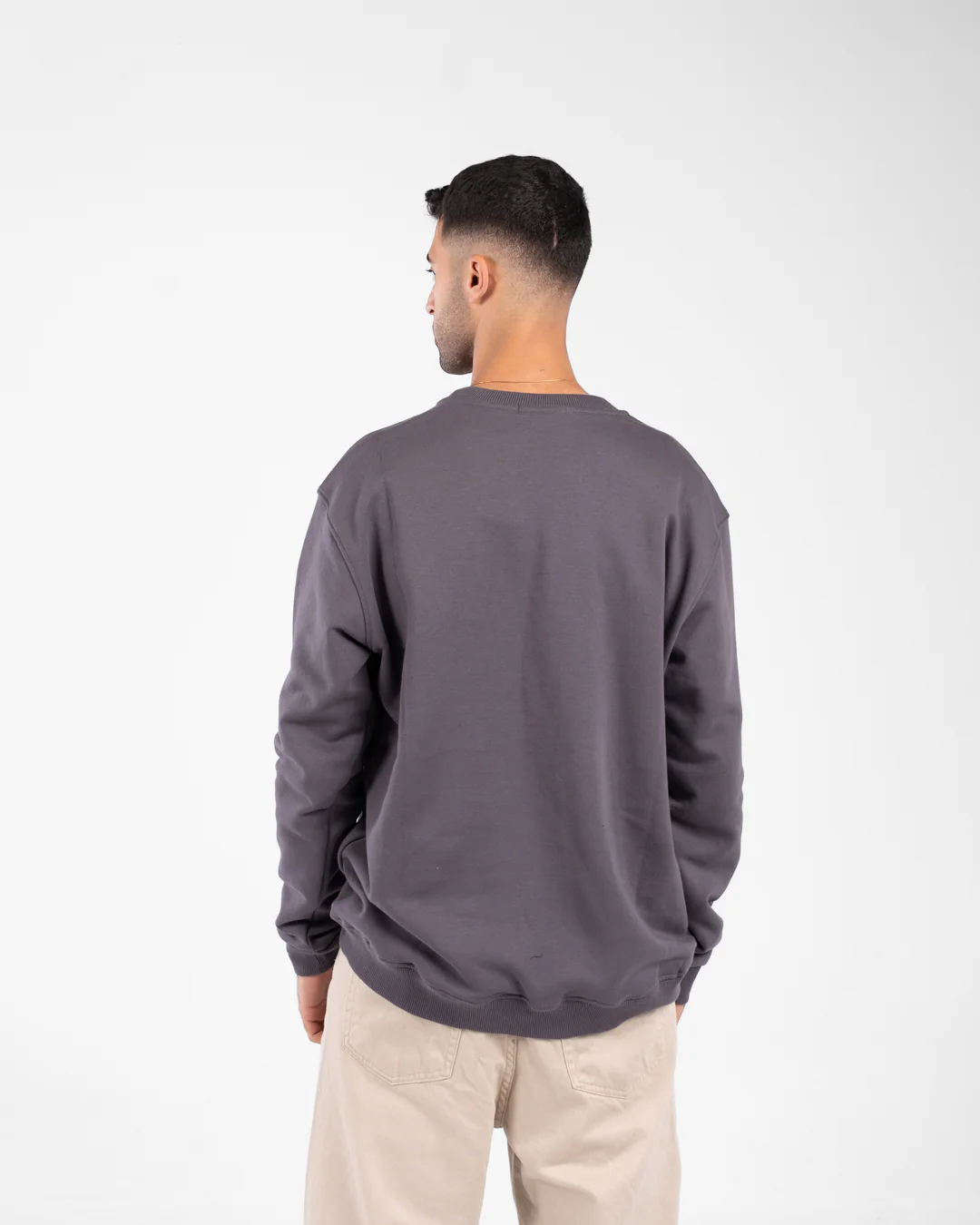 Men round neck oversized sweater - Image 3