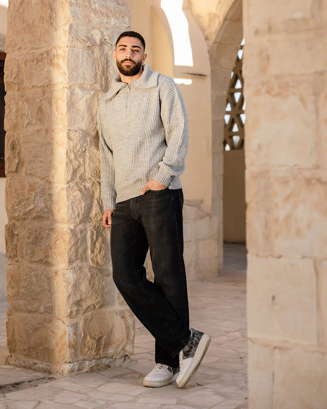 Men Wide Leg Jeans - Image 8