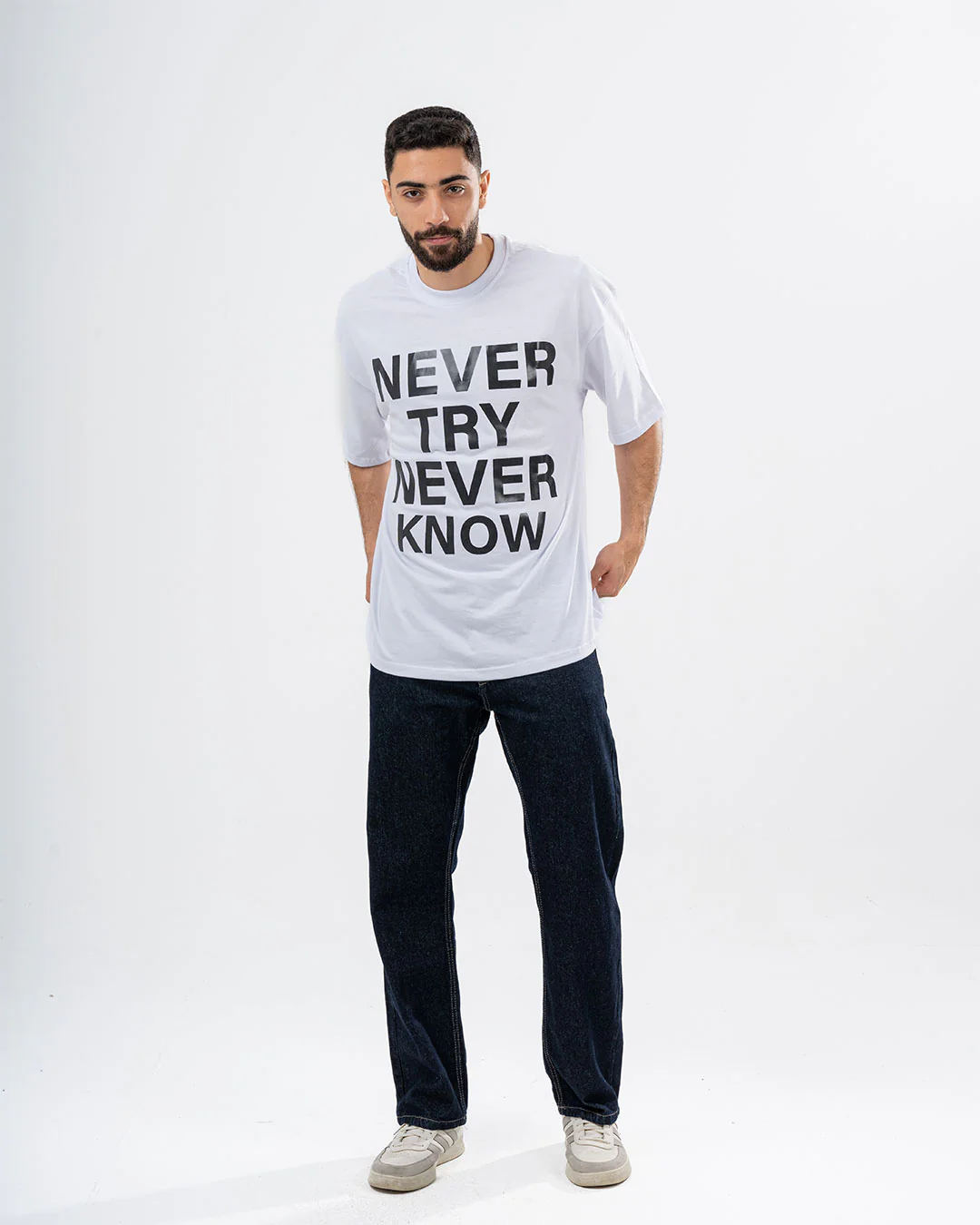 Never Try Oversized T-shirt - Image 3