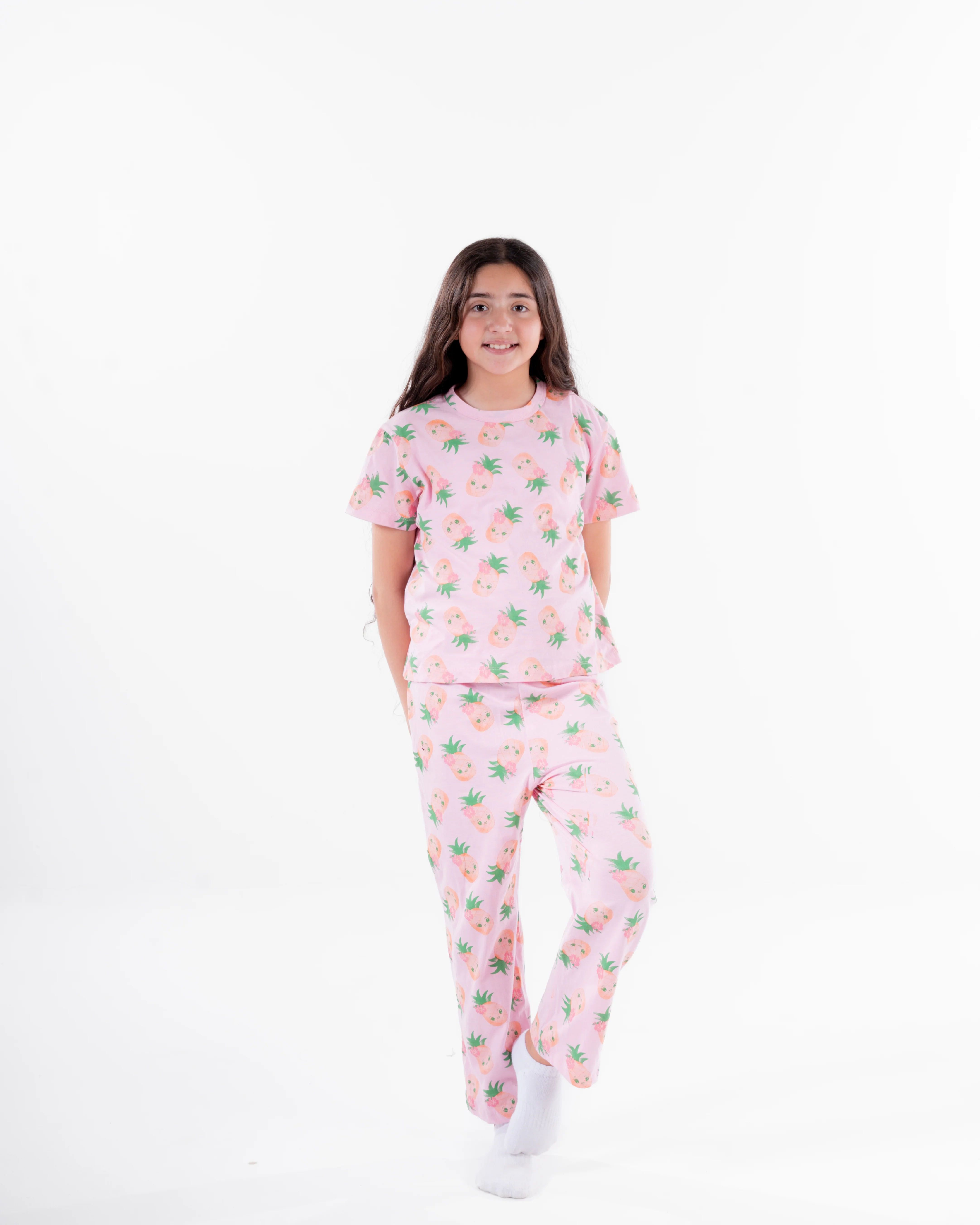 Payjama Girls Printed Pineapple Top Payjama