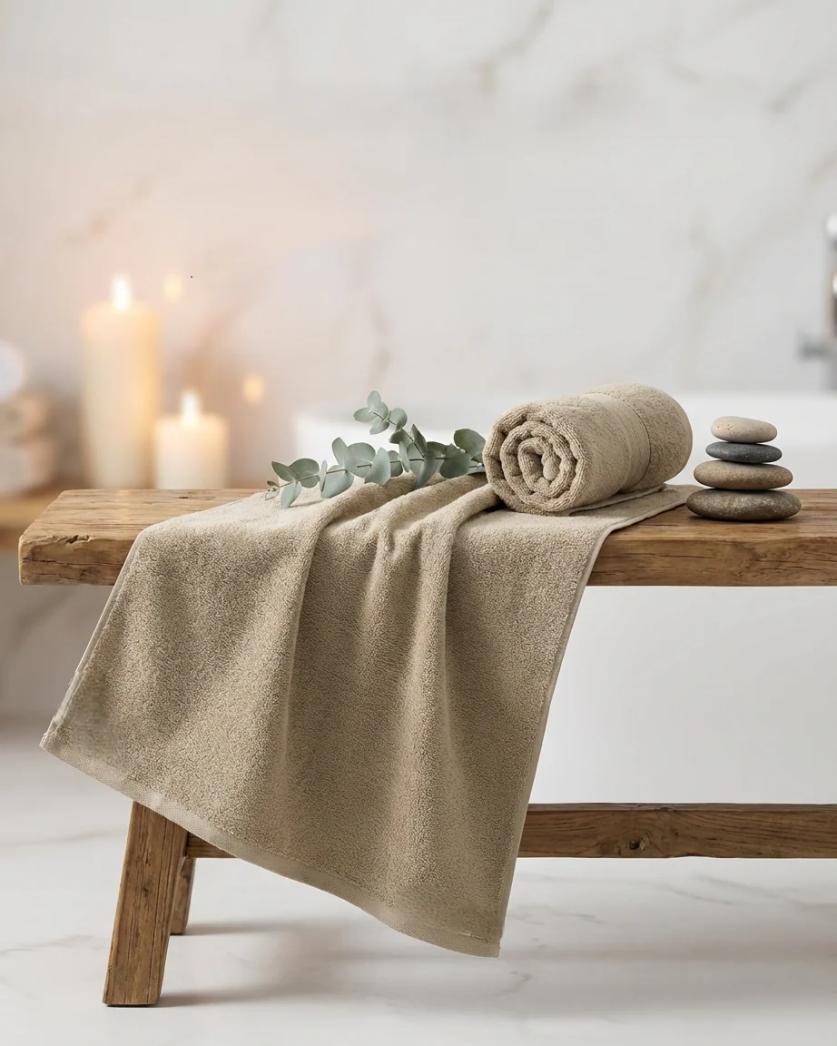 Plain Face Towel Size 50*100Cm - Image 2