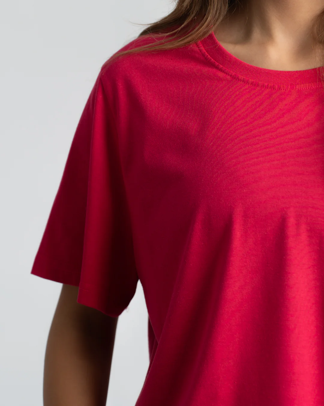 Plain Half-Slevees Women T-Shirt - Image 12
