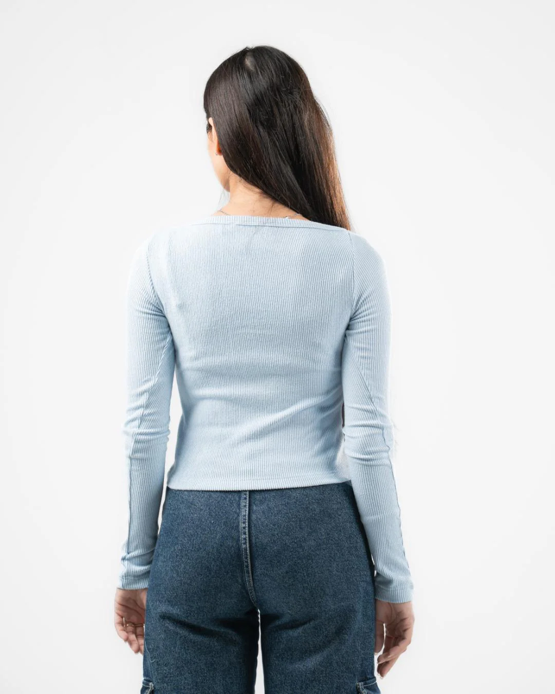 Plain Long Sleeve Top - Image 10