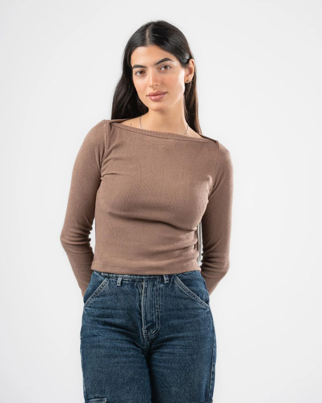 Plain Long Sleeve Top - Image 13