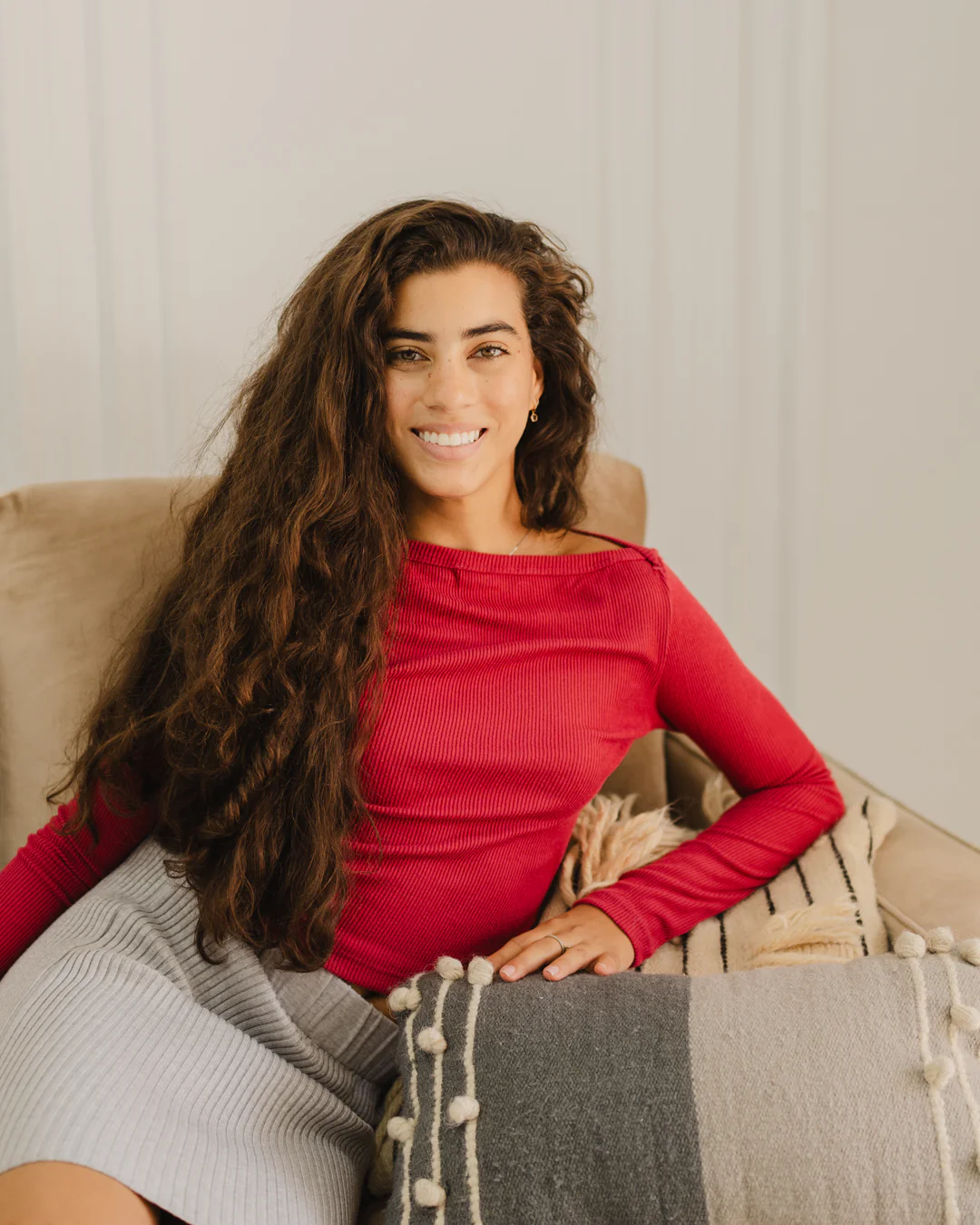 Plain Long Sleeve Top - Image 4