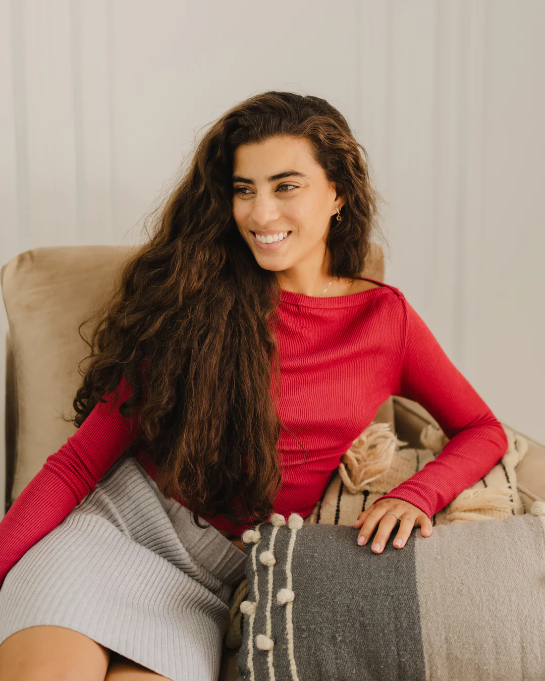 Plain Long Sleeve Top - Image 5