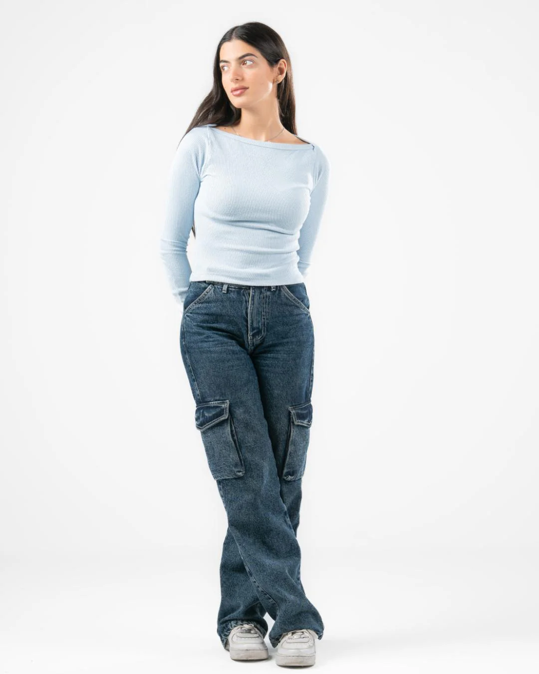Plain Long Sleeve Top - Image 8