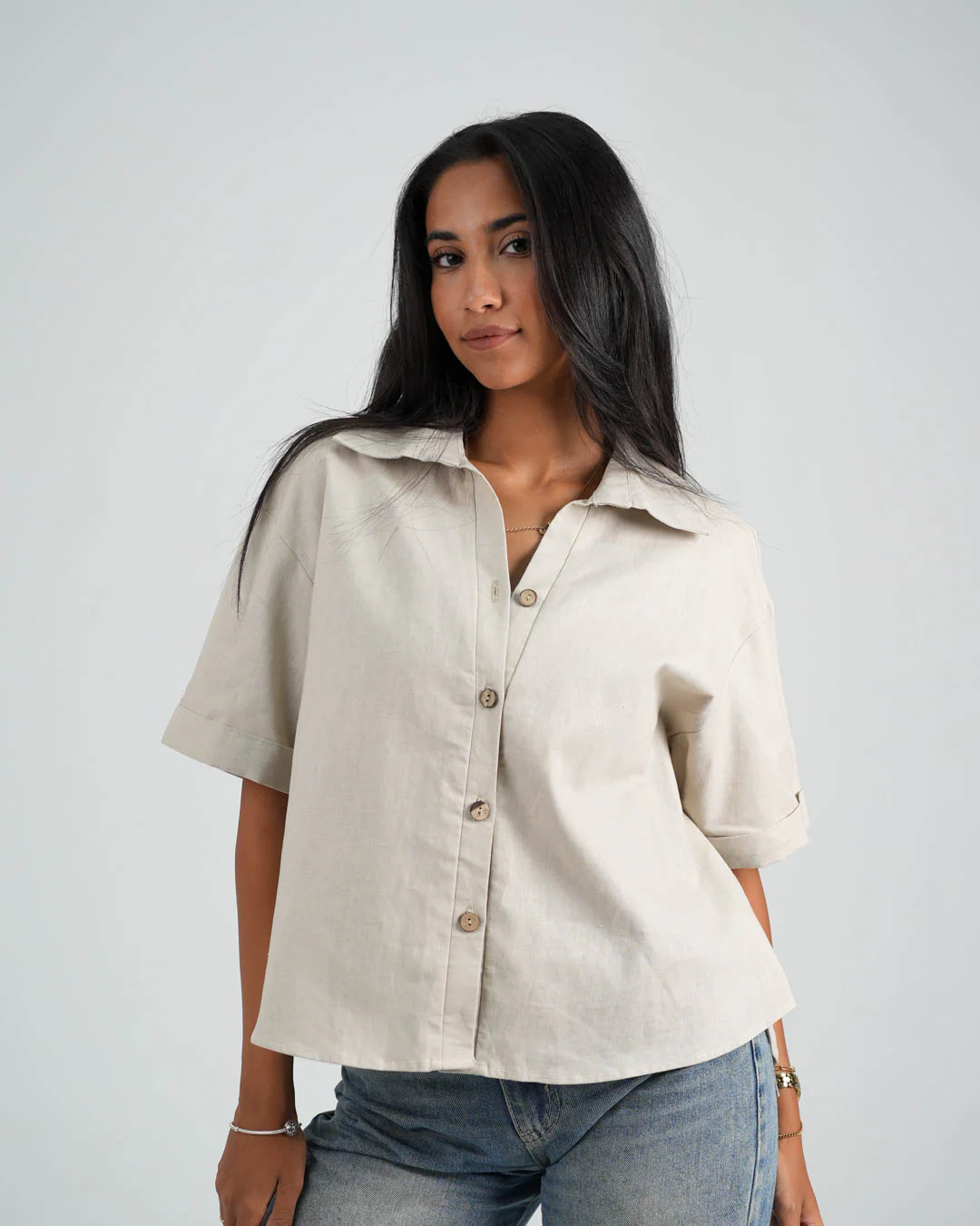 Plain Women Blouse1241 - Image 6