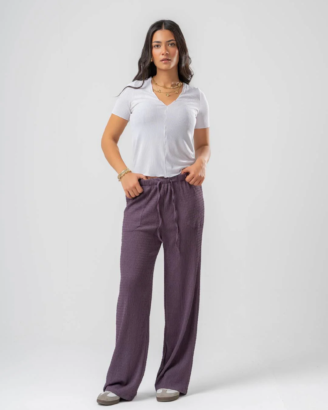 Plain Women Pants with Pockets - Image 25