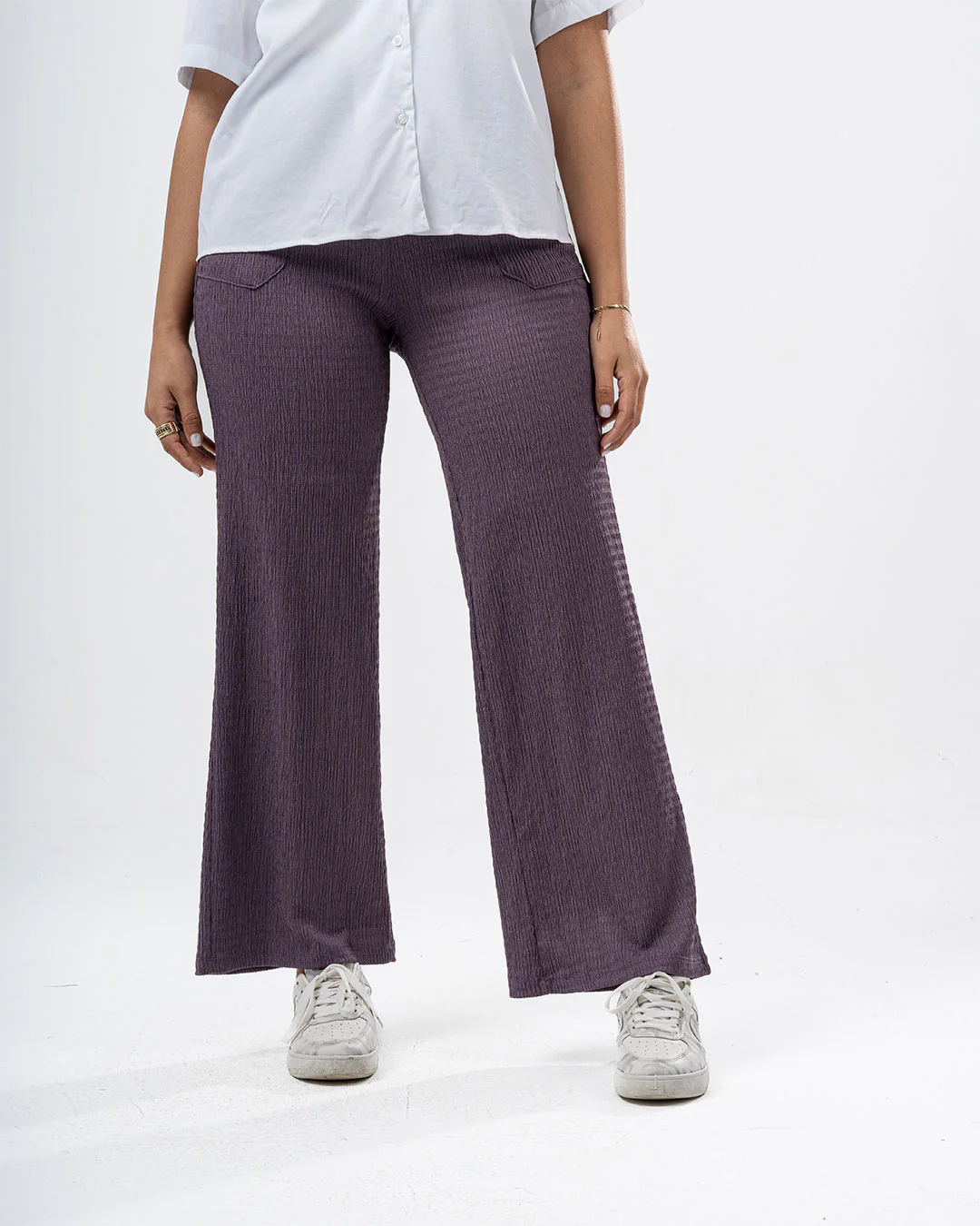 Plain Women Pants with Pockets - Image 3