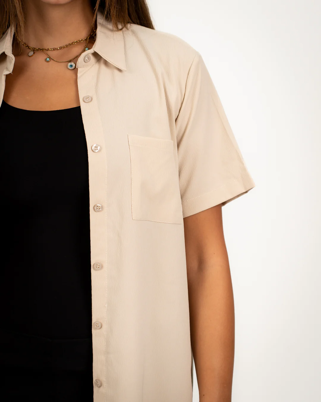 Plain womens blouse - Image 2