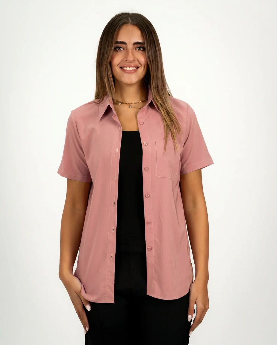 Plain womens blouse - Image 7