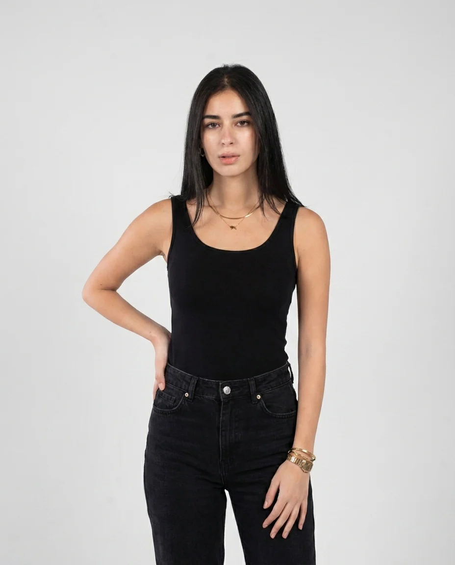 Plain Womens Bodysuit - Image 2