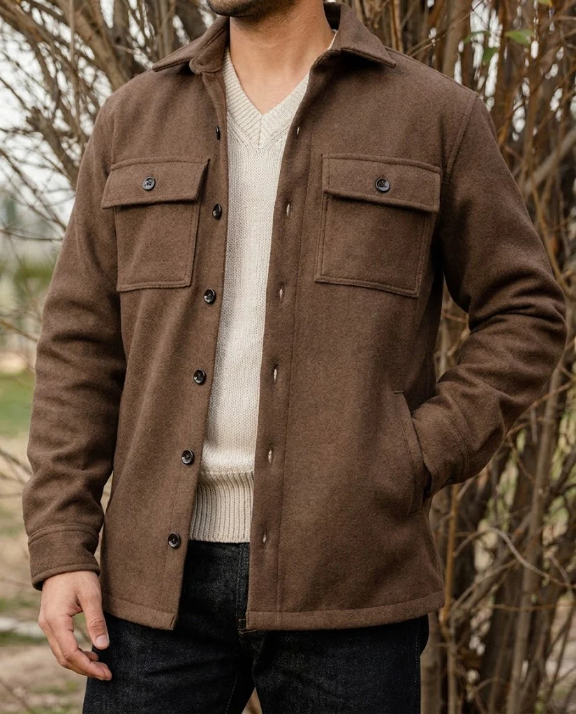 Pockets Men Overshirt - Image 2