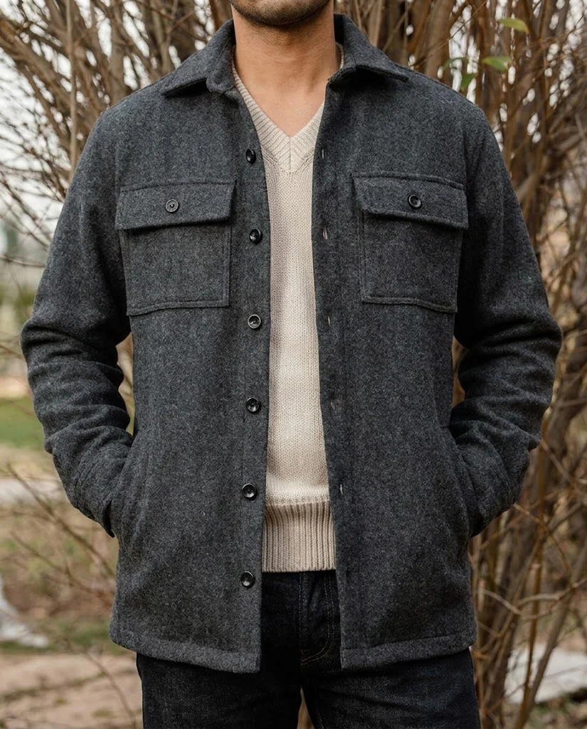 Pockets Men Overshirt - Image 3