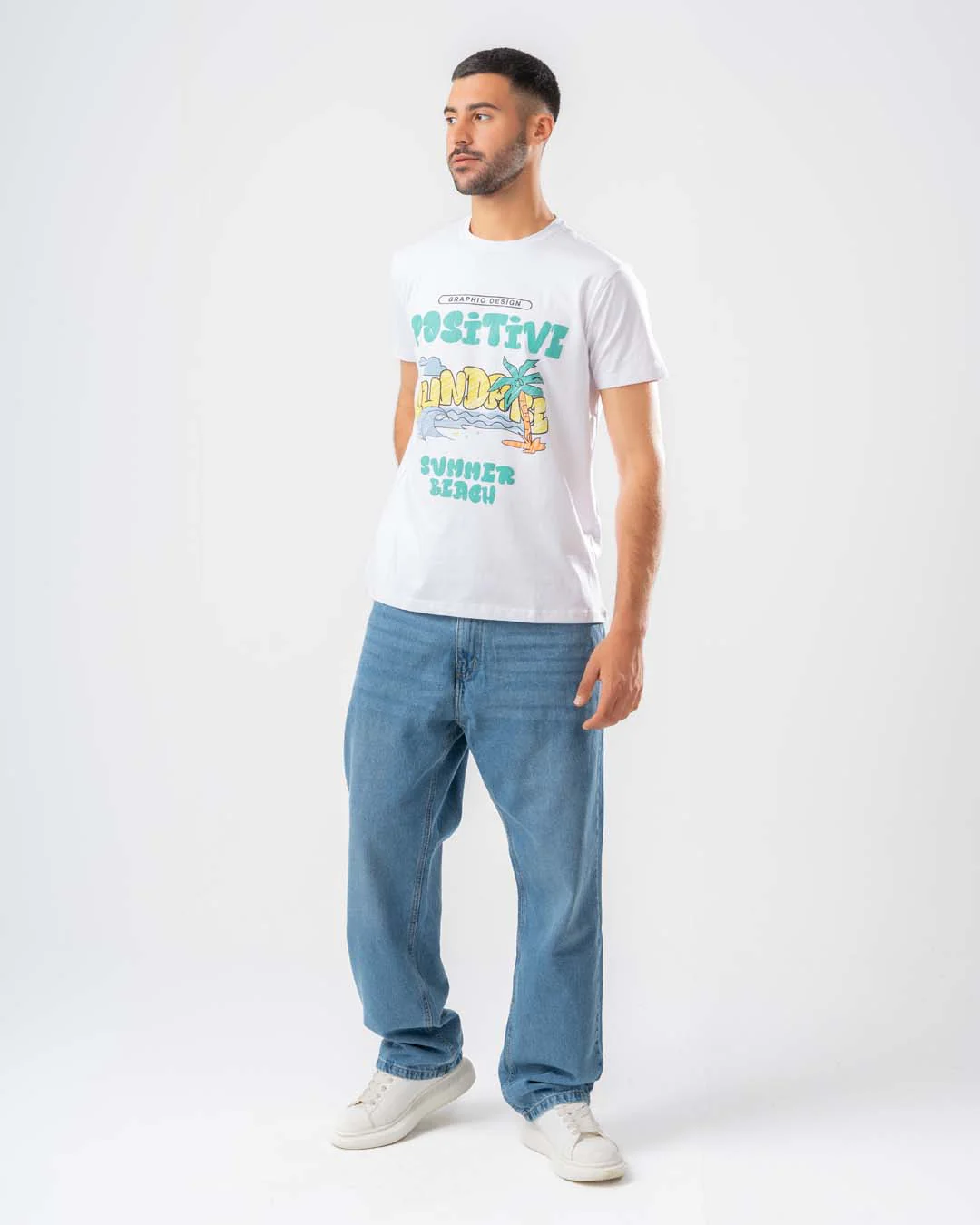 Positive Printed T-shirt - Image 3