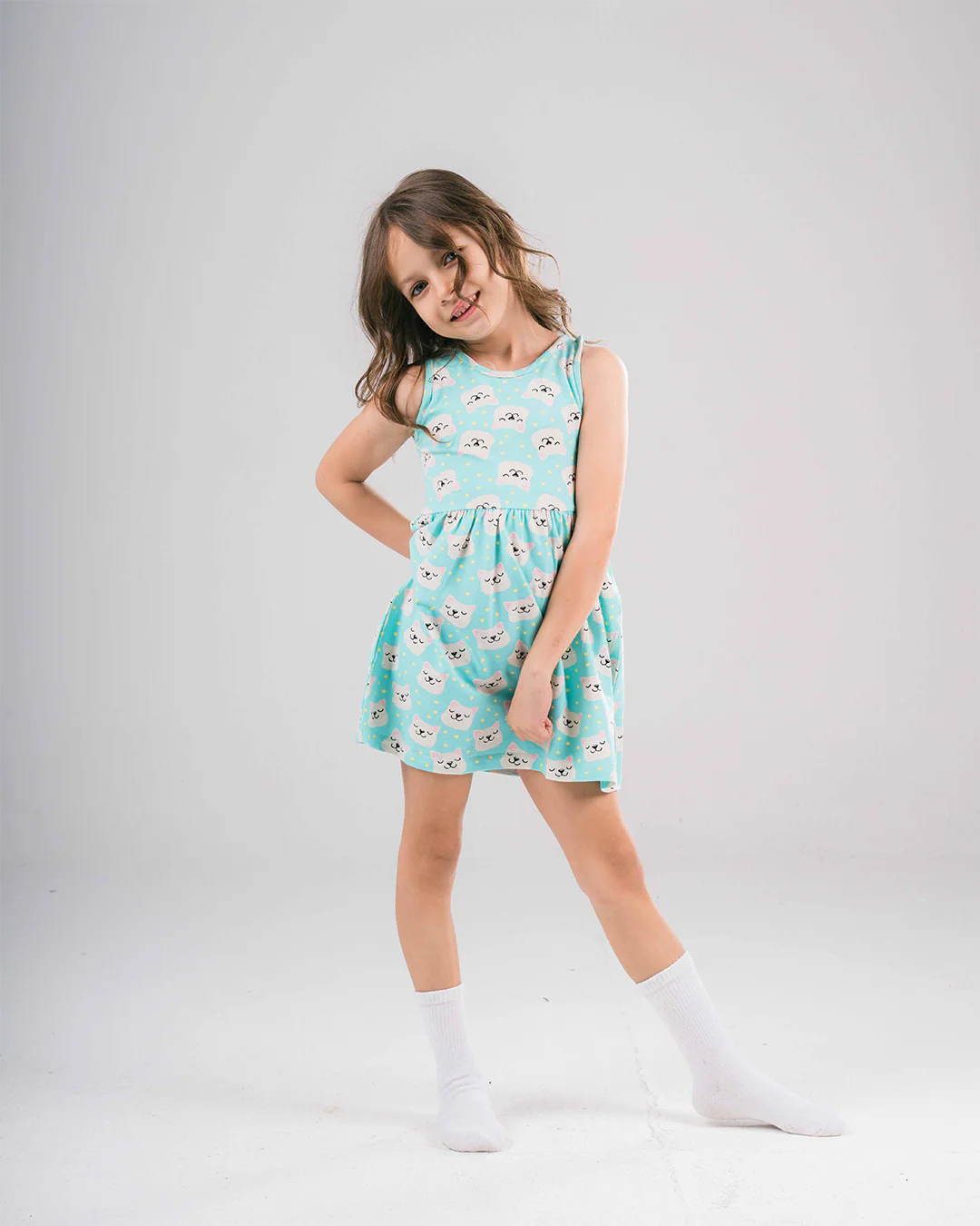 Printed Girls Dress - Image 3
