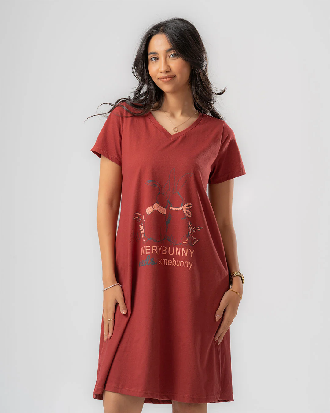 Printed Home Dress - Image 2