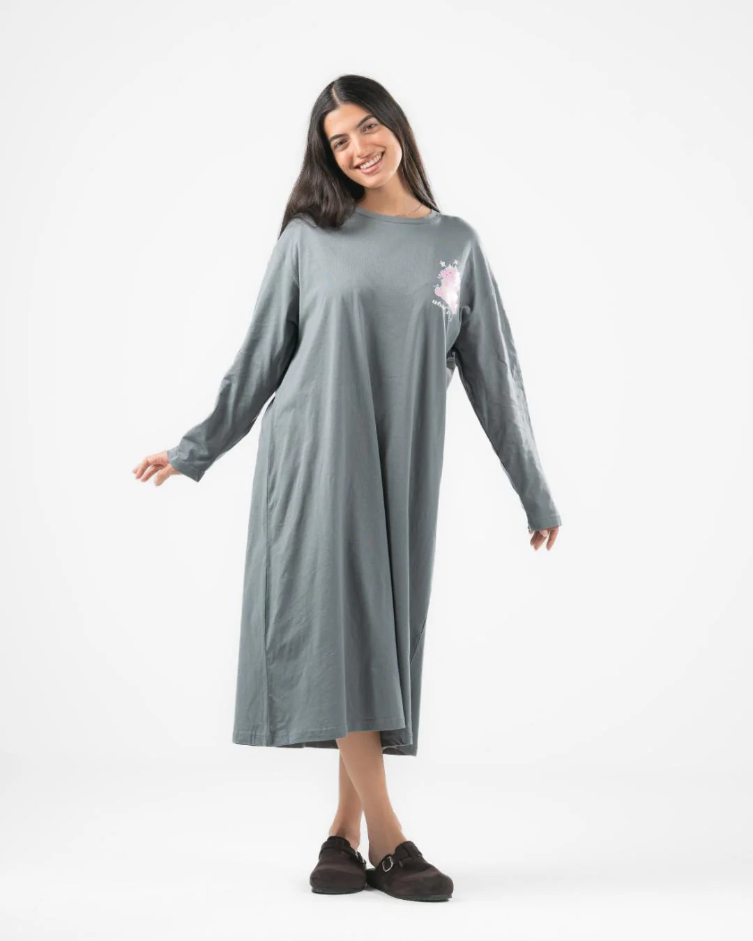 Printed Night Shirt - Image 8