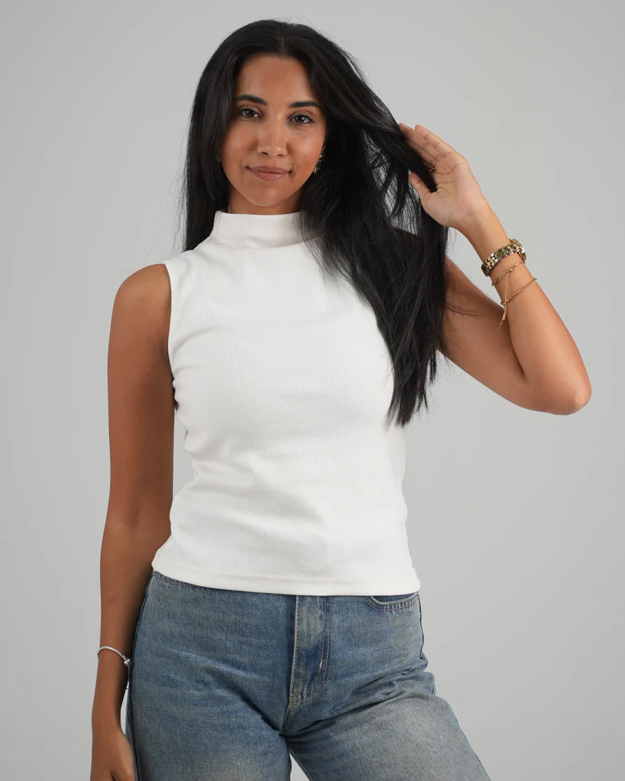 Ribbed Thick Strap Basic Top - Image 8