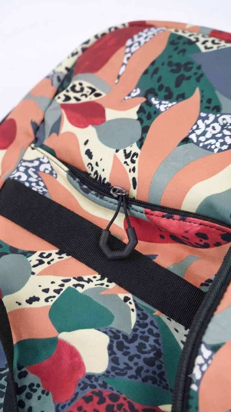Boho-Chic Printed Backpack - Image 3