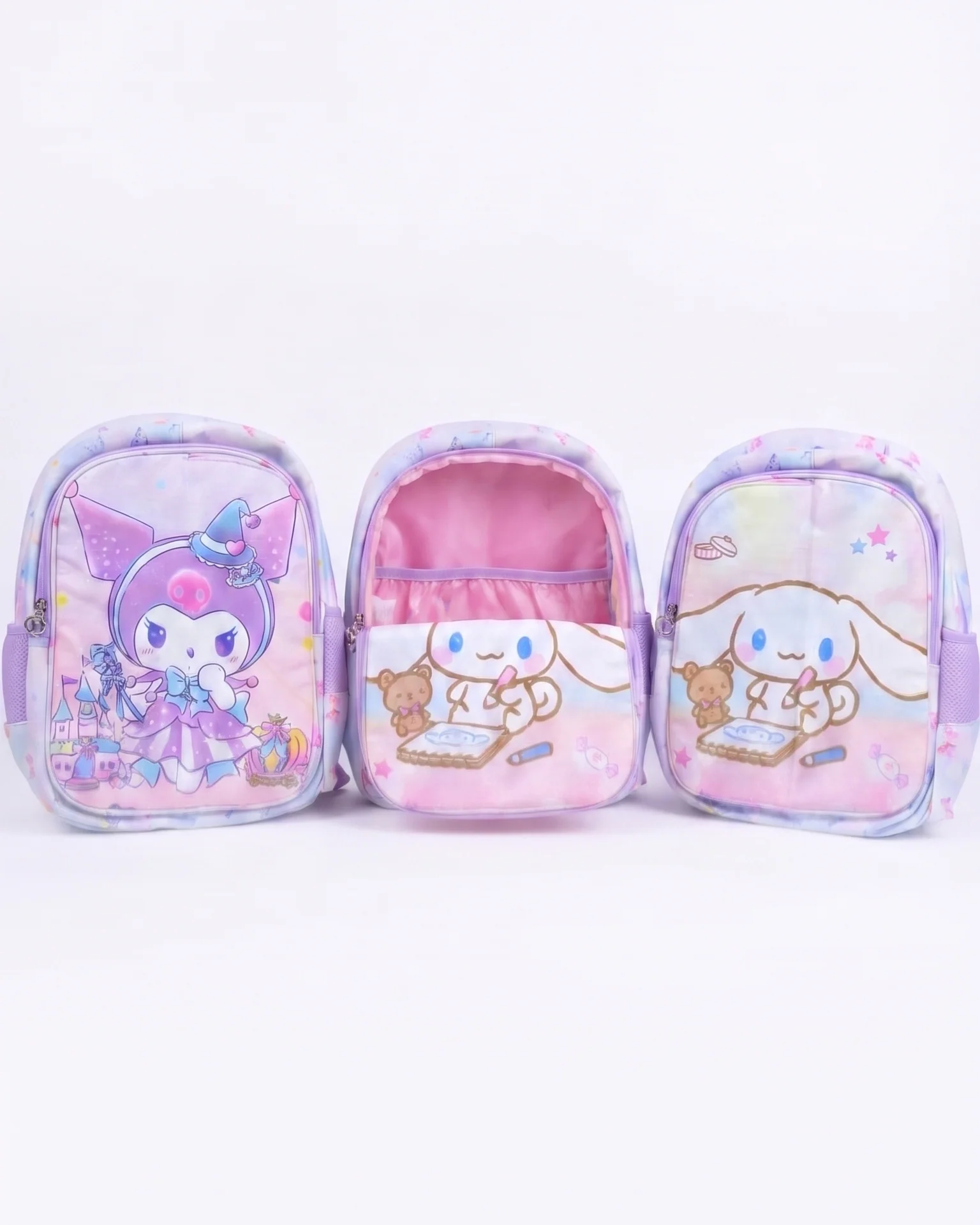 School Backpack 3 Face Designs