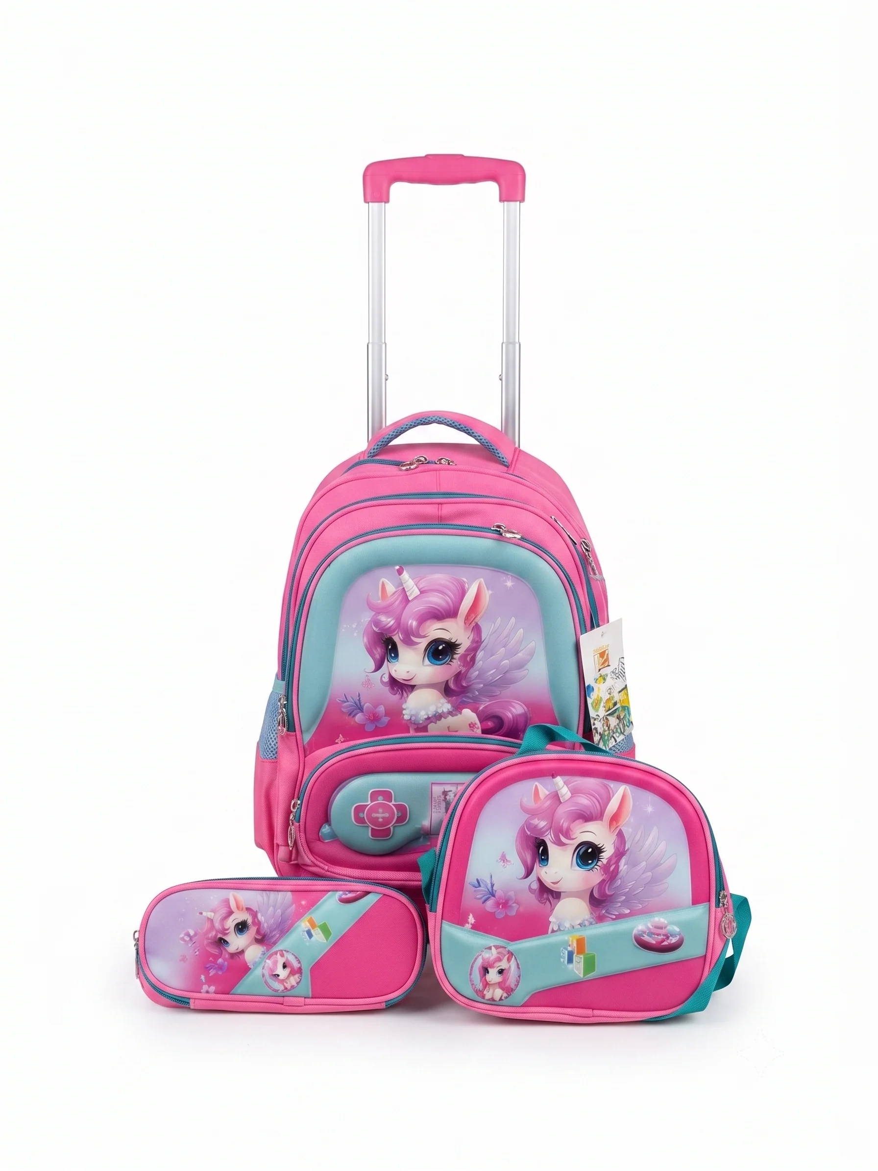 Girls Trolley School Backpack - Image 2
