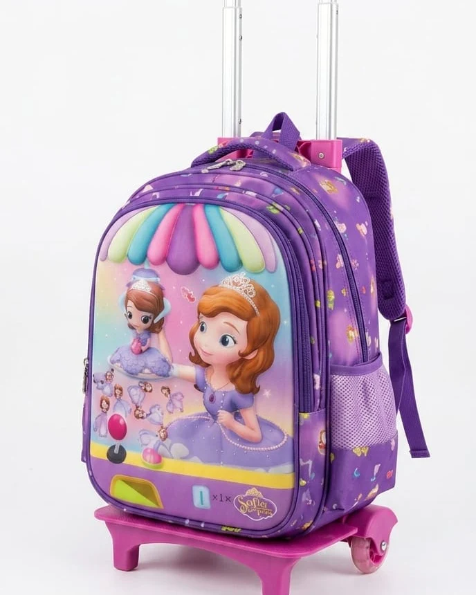 Girls Trolley School Backpack - Image 2