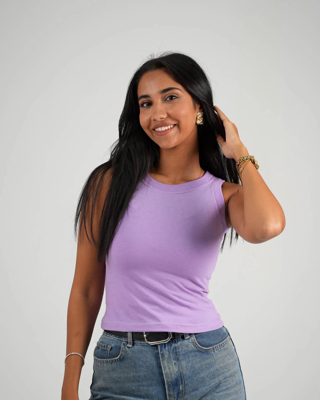 Sleeveless Womens Basic Top