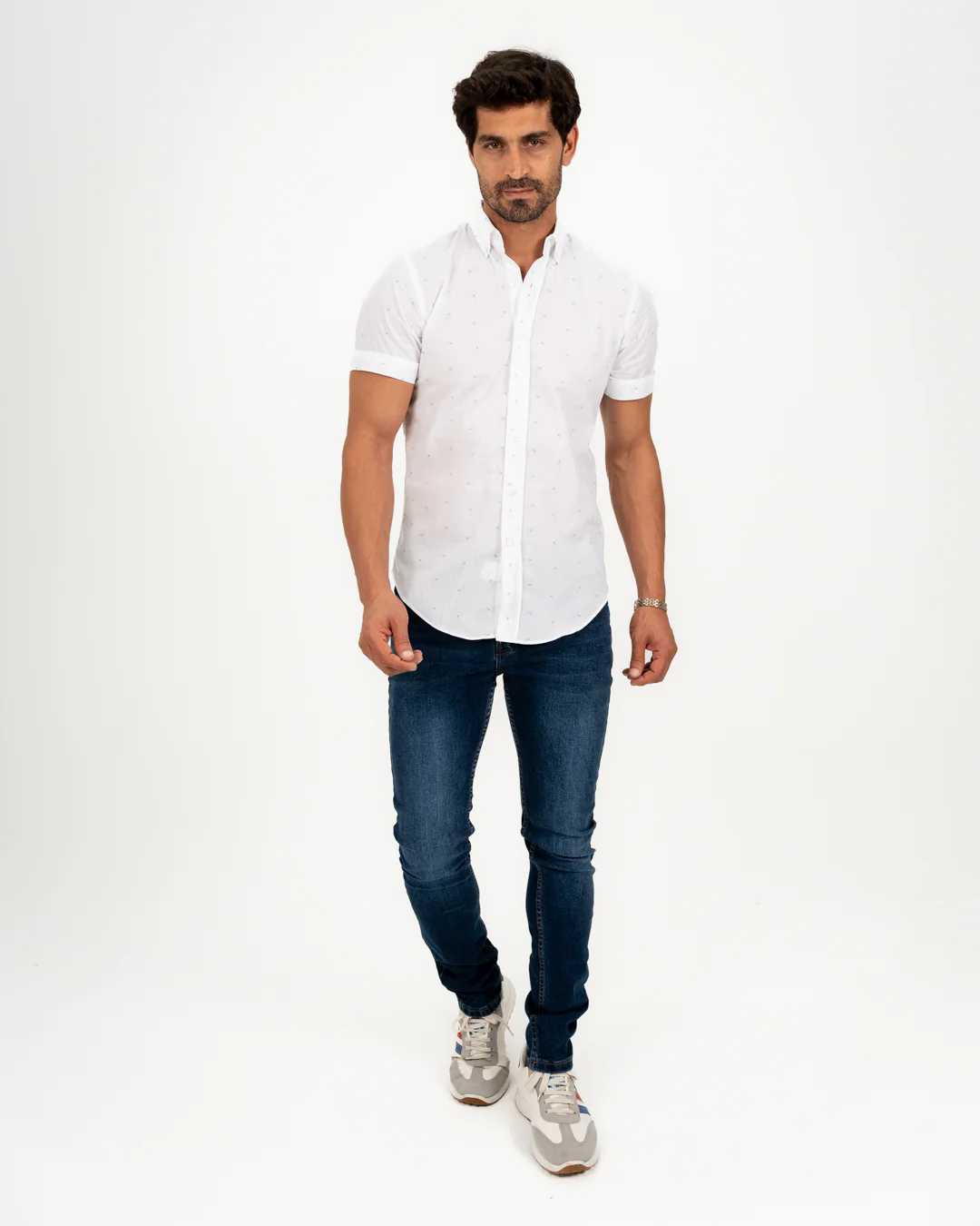 Slim Fit Denim Pants - Image 2