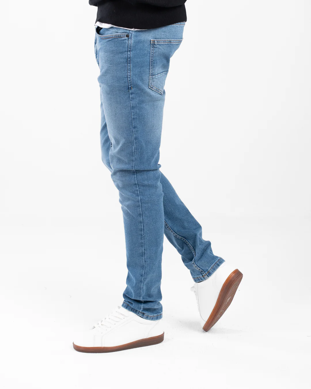 Slim Fit Denim Pants - Image 4