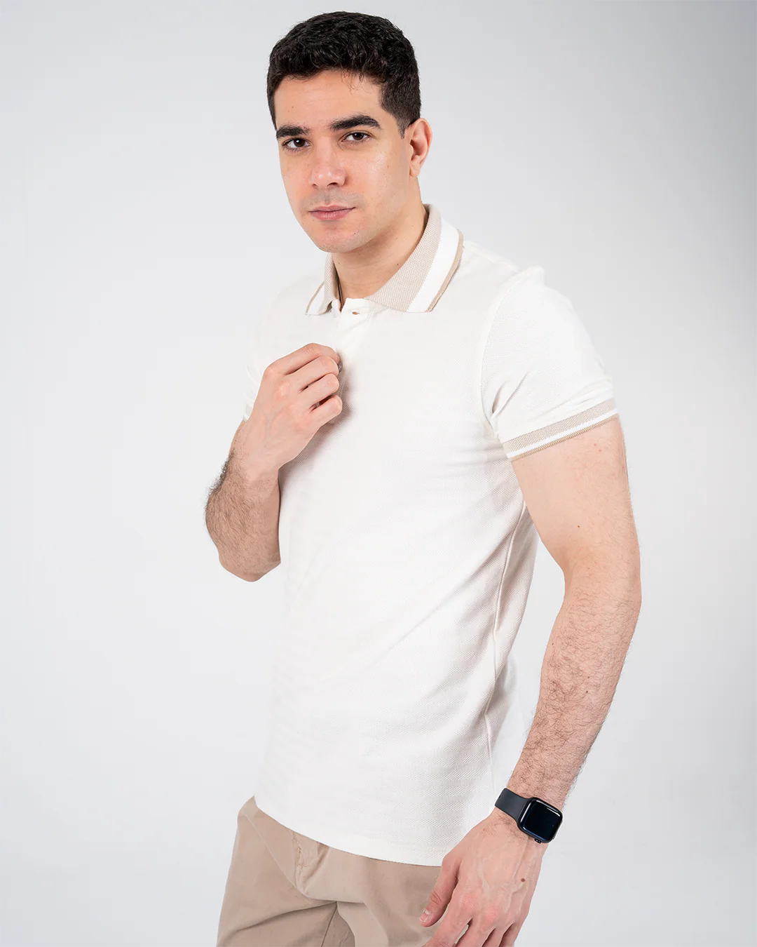 Striped Pattern Polo - Image 4
