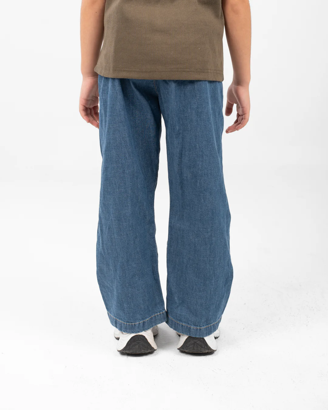 Wide Leg Denim Pants - Image 5
