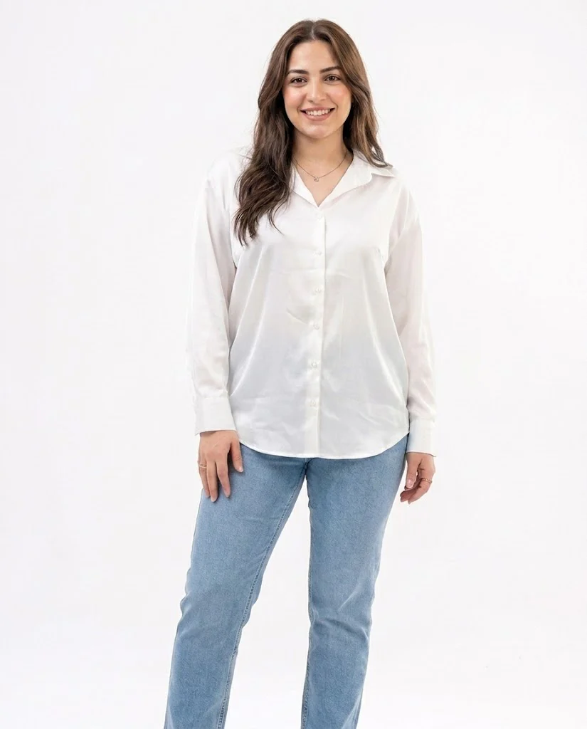 Women Satin Blouse - Image 3