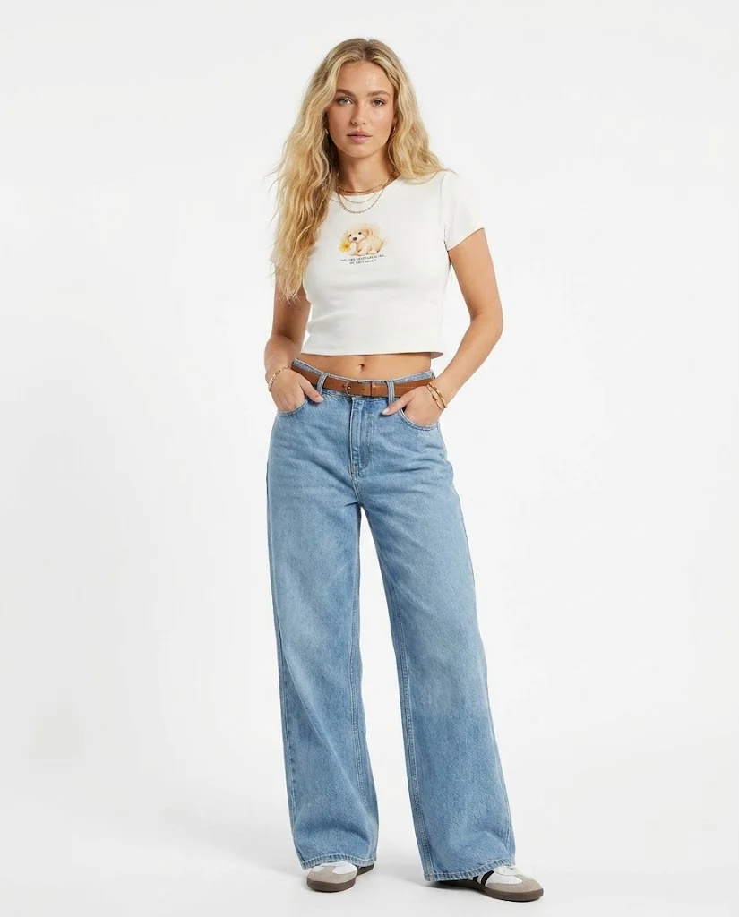 Women Half Sleeves Printed Basic Top - Image 2
