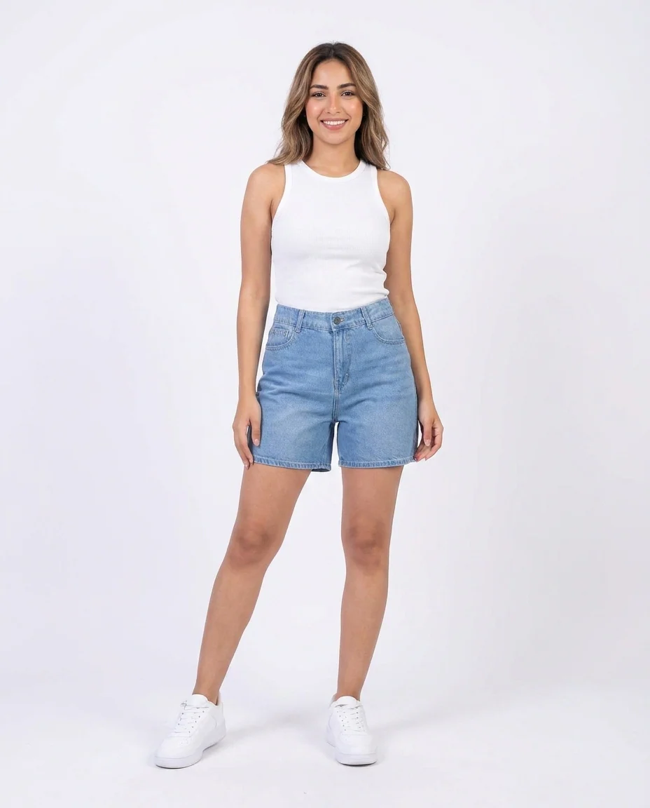 Women Jeans Short - Image 2