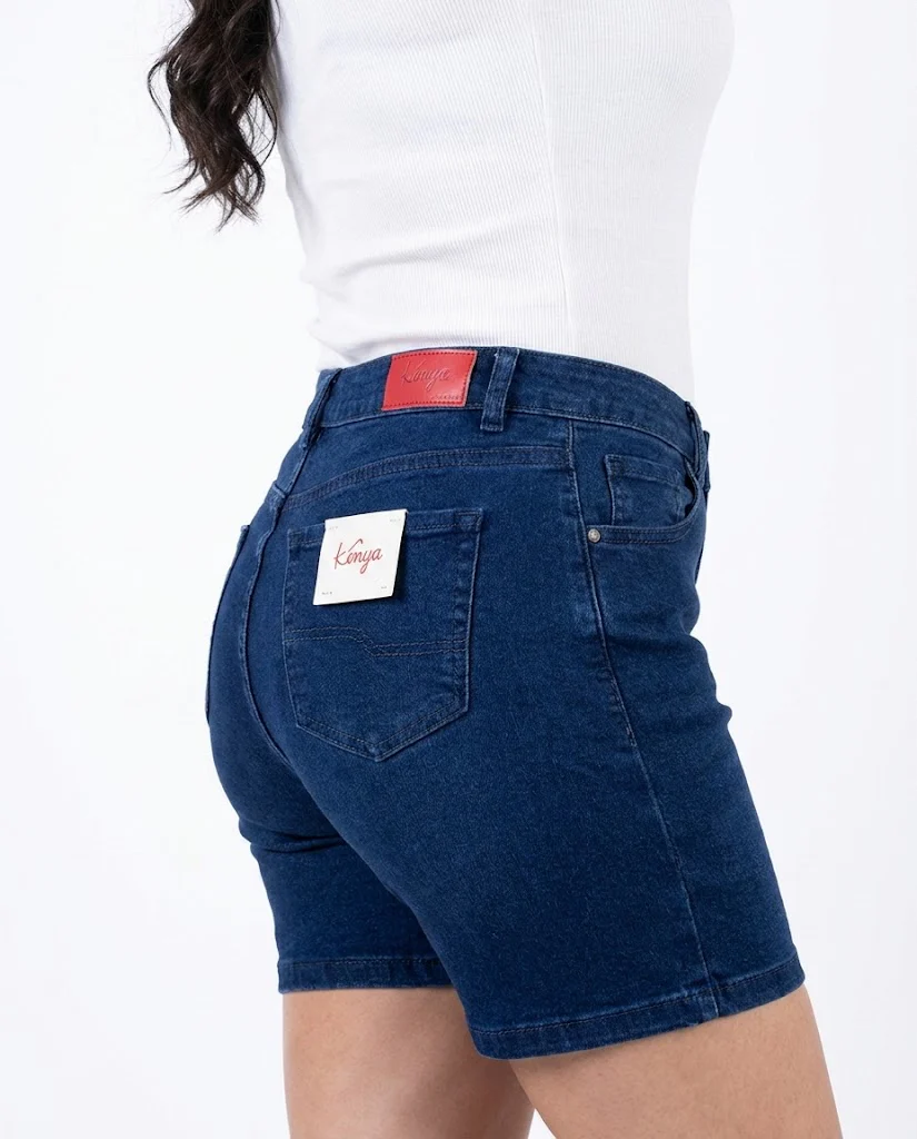 Women Loose Embroidered Denim Shorts - Image 2