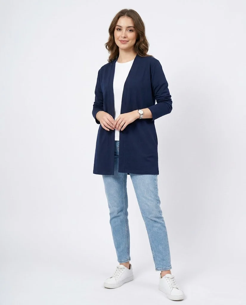 WOMEN PLAIN CARDIGAN - Image 2