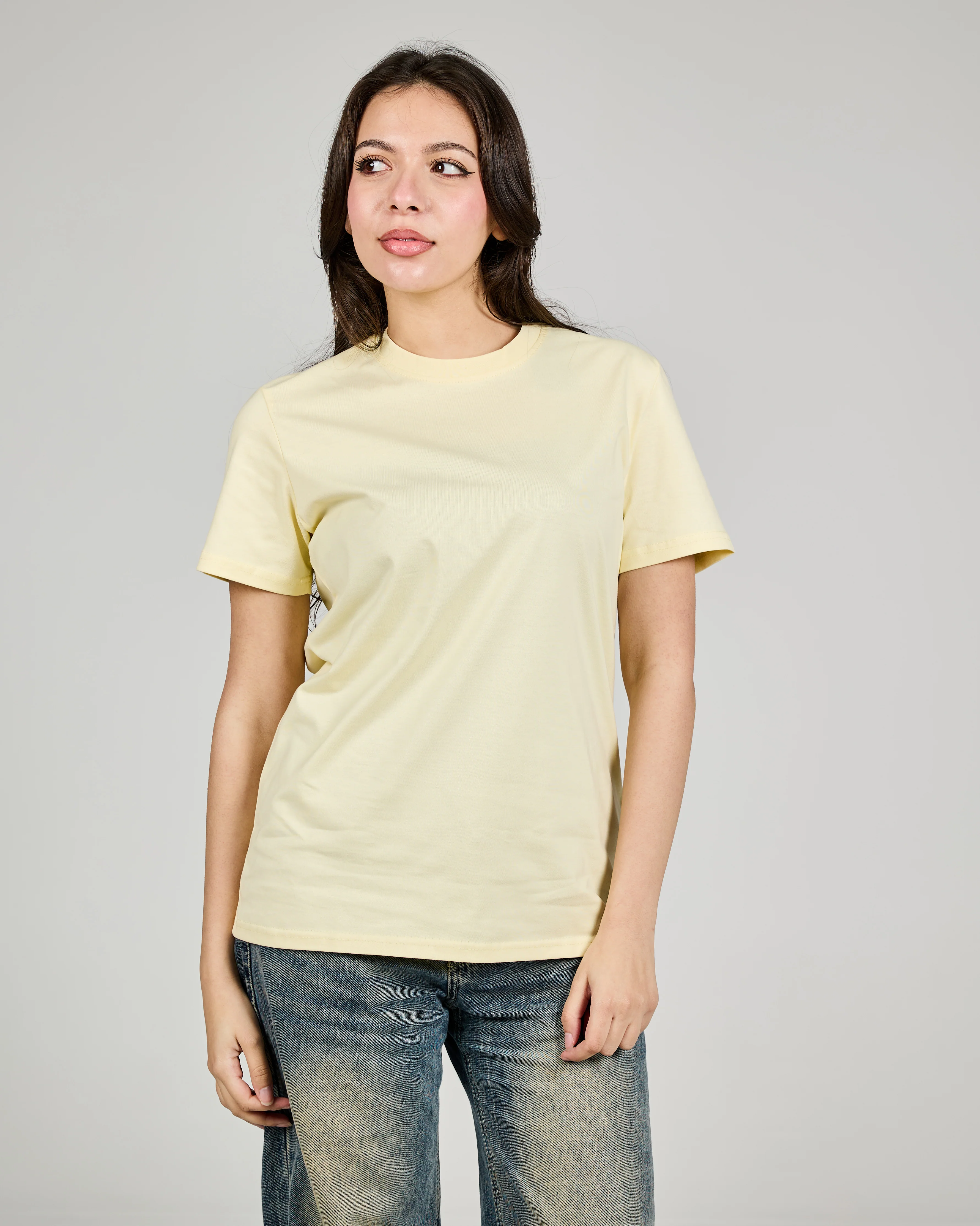Women Plain Half Sleeves T-shirt - Image 3