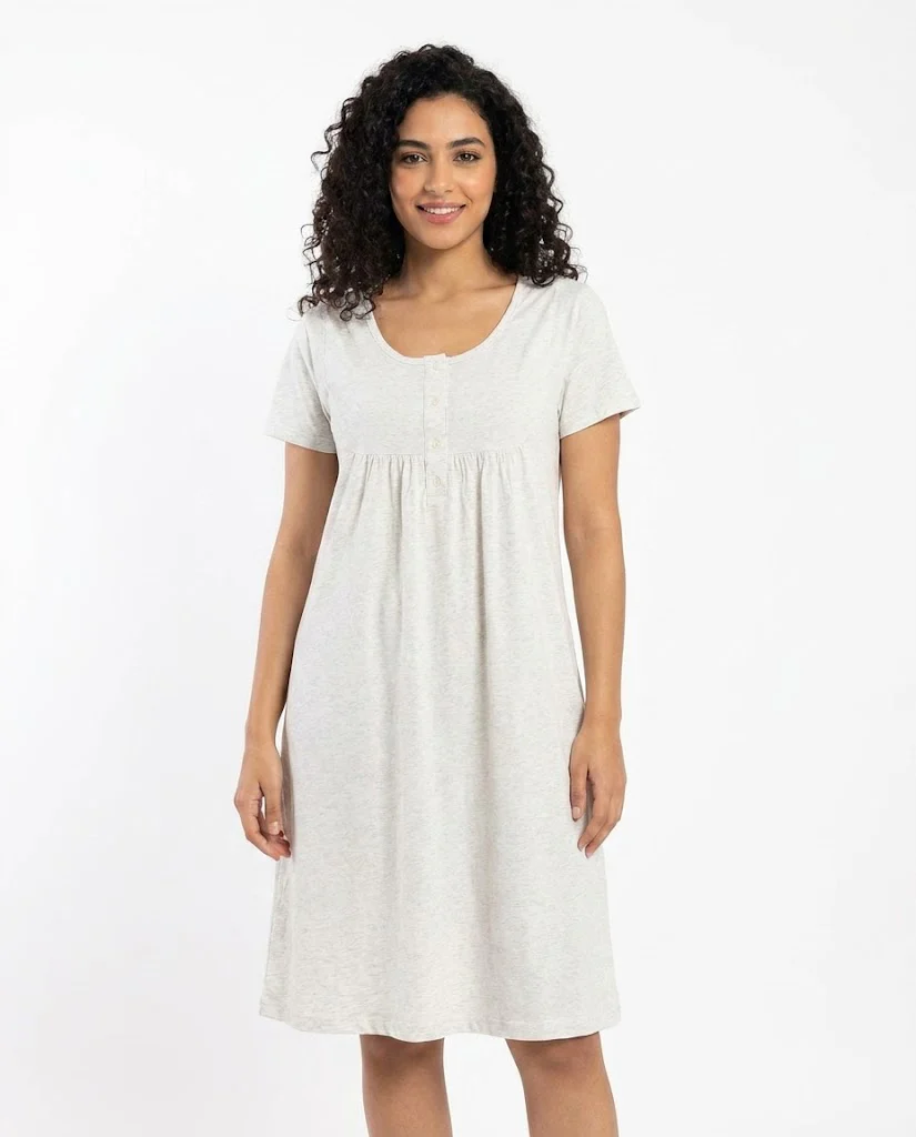WOMEN PLAIN NIGHTGOWN - Image 3