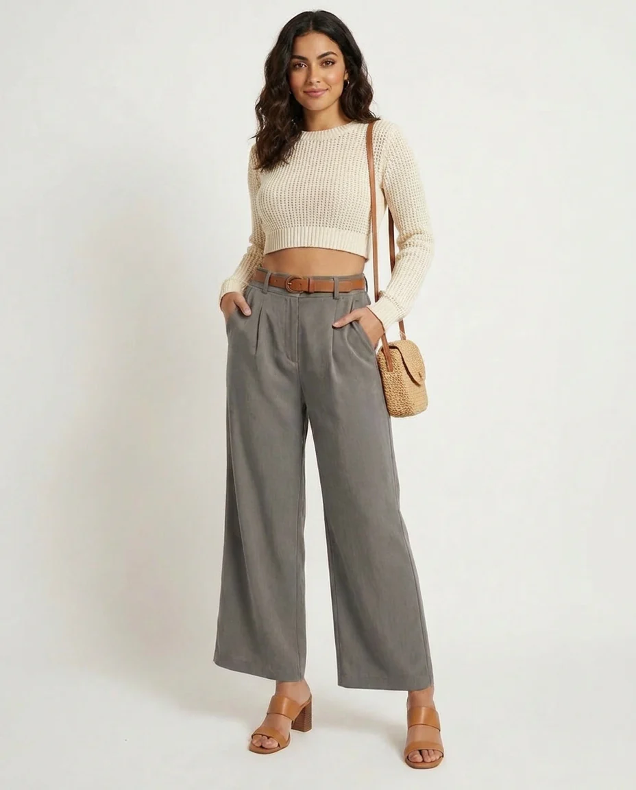 Wide Leg Pants - Image 4