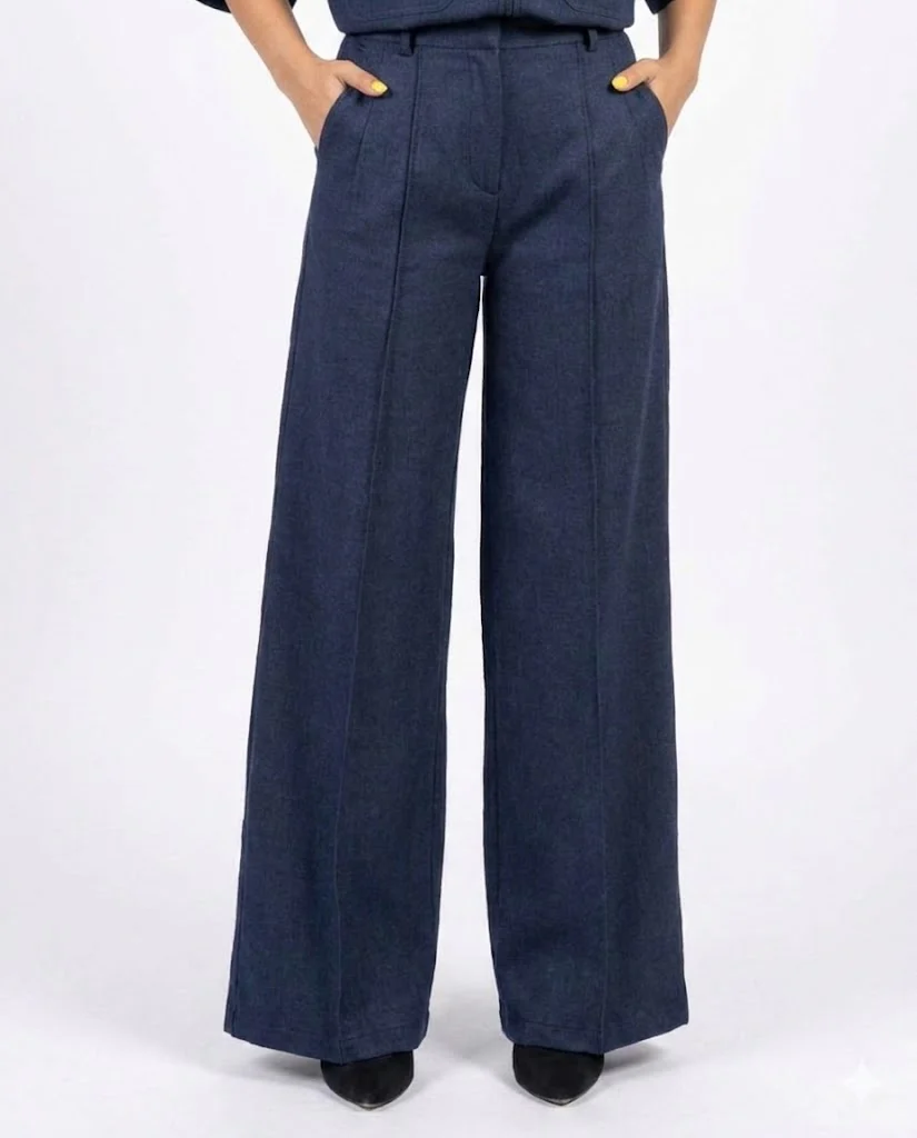 Wide Leg Pleated Pants
