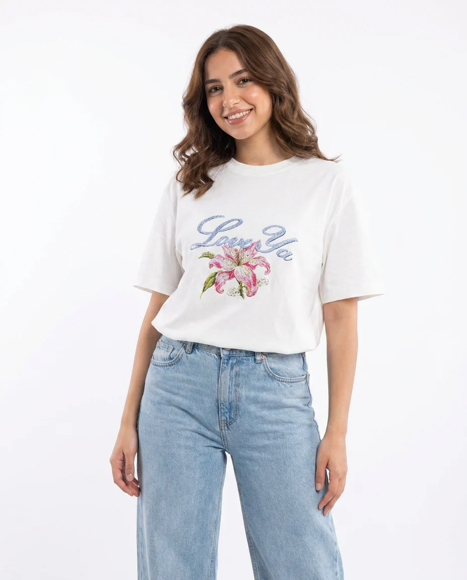 Women Printed Half Sleeves T-shirt - Image 3