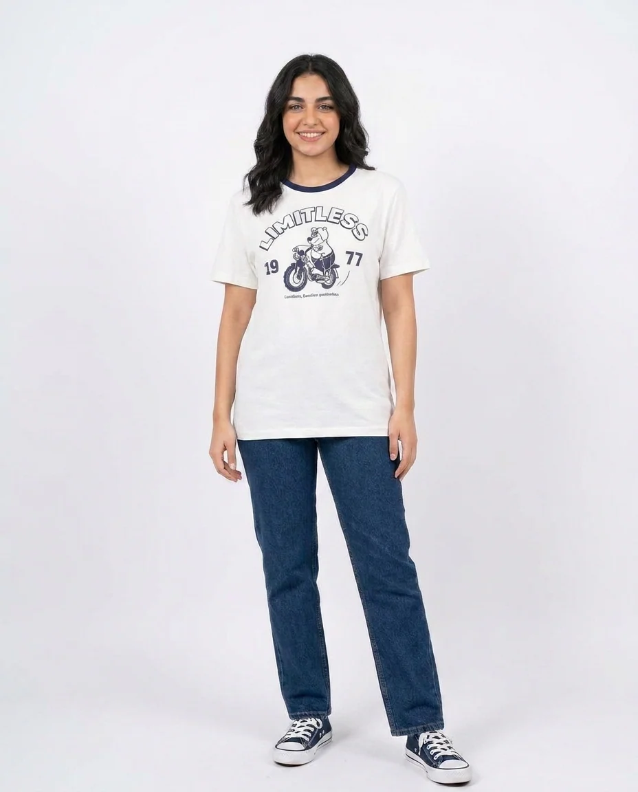 Women Printed Half Sleeves T-Shirt - Image 2
