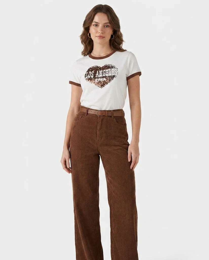 Women Printed Half Sleeves T-Shirt - Image 2